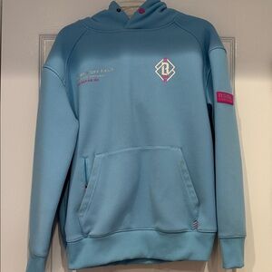 Men's Light Blue Hoodie by Baseball Lifestyle